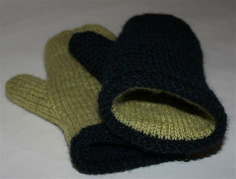 Double Lined Mittens Knitting Pattern By Amanda Lilley Knitting