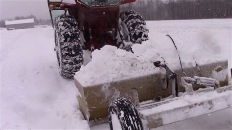 Plowing After The Storm With A True Snow Plowever See One For