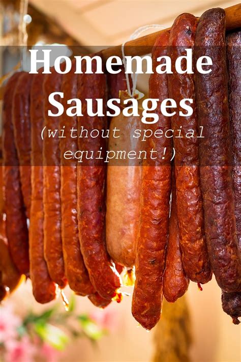 Homemade Sausages Without Special Equipment Skinless Sausages