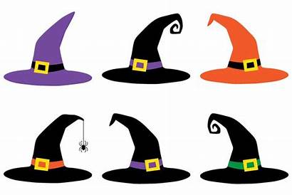 Witch Hat Clip Cut Drawing Clipart Halloween