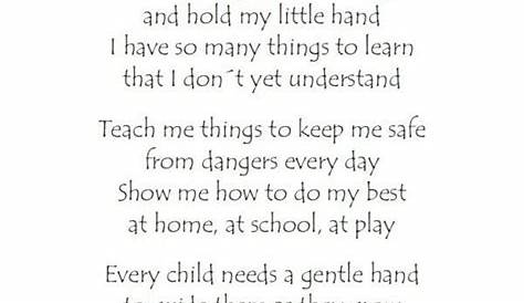 walk with me daddy printable poem