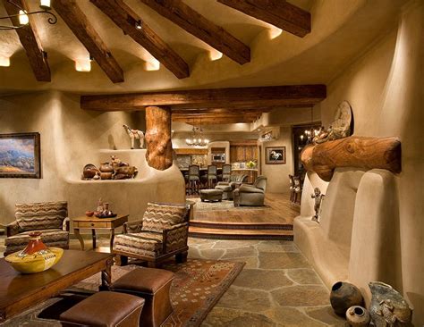 Amazing Adobe Style Living Area Love It All Southwest Interior