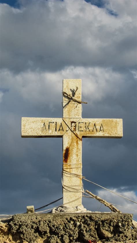 Free Images Sky Monument Symbol Religion Cross Clouds Cyprus