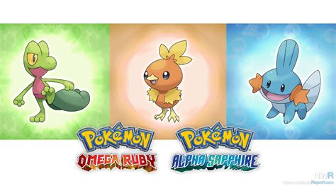 Torchic Treecko And Mudkip I Choose You Feature Nintendo World