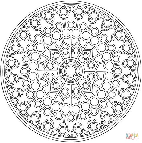 Circle Round Coloring Pages Coloring Pages