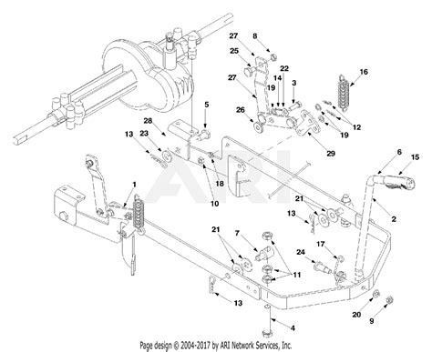 Mtd 13a 328 402 2002 Parts Diagram For Lift Assembly