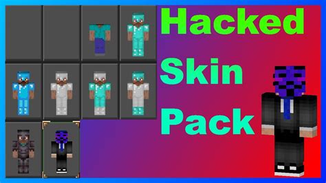 Hacked Skin Pack V3 Invisible Skin Pack Hides Armor And Nametag