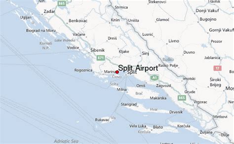 Der flughafen split befinden sich an der ausfahrt aus der stadt kaštela in richtung trogir. Split Airport Location Guide