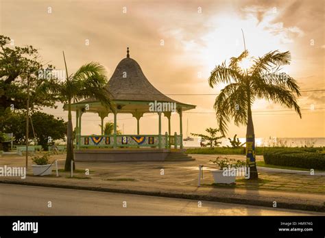 Musikpavillon Und Brownes Beach Bridgetown St Michael Barbados West Indies Karibik