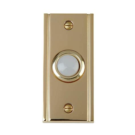 Carlon Wired Door Bell Push Button Solid Brass 6 Per Case Dh1630l
