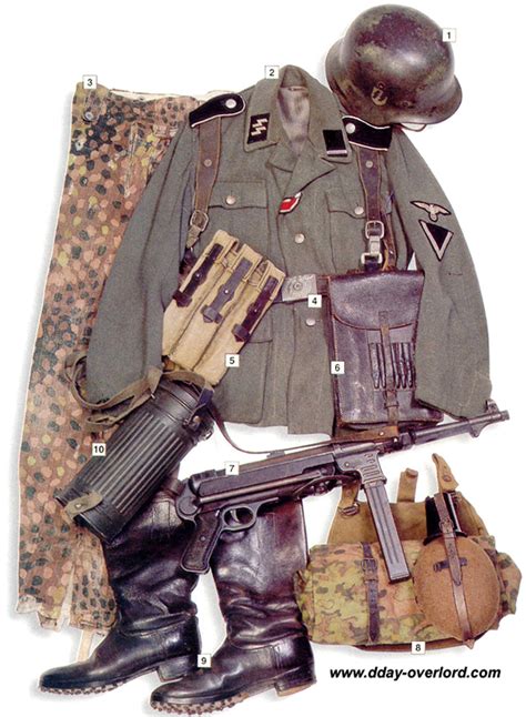 Ww2 German Waffen Ss Uniform D Day Overlord
