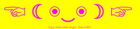 Copy Paste Little Angel Text Emoticon Free Text And Ascii Emoticons