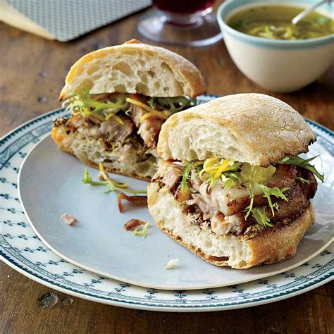 Crispy Pork Belly Sandwiches With Meyer Lemon Relish Recipe Rob