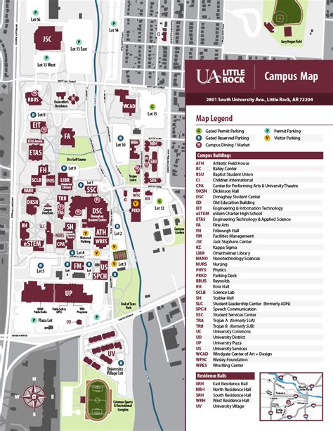University Of Arkansas Campus Map Winni Karilynn