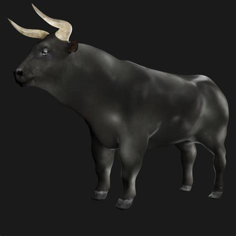 Modelo 3d Bull Ox Rigged Low Poly Turbosquid 1665265