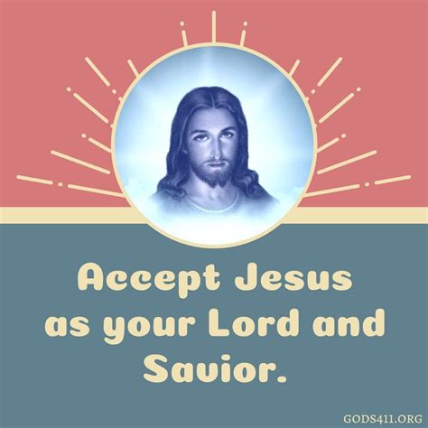 Accept Jesus As Your Lord And Savior Jesus Lord And Savior