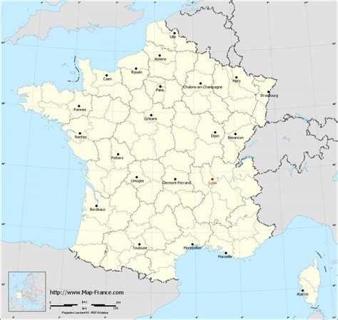 Lyon France Map Lyon On The Map Auvergne Rhône Alpes France