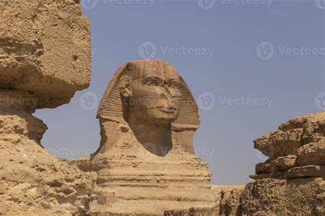 Sphinx In Giza Among Ancient Ruins 21598469 Stock Photo At Vecteezy