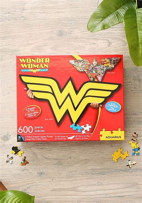 Shop by customer rating , price and more. Wonder Woman Double Sided Logo Shaped 600 Pc Puzzle