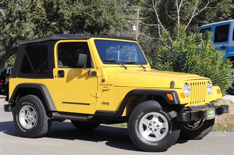 Used 2000 Jeep Wrangler Sport For Sale 14995 Select Jeeps Inc