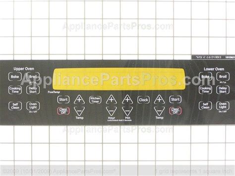 For more details or if you have questions please call our. GE WB27T11233 Faceplate - AppliancePartsPros.com