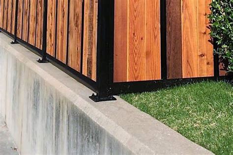 How To Install A Fence Mounted To Concrete A Better Approach