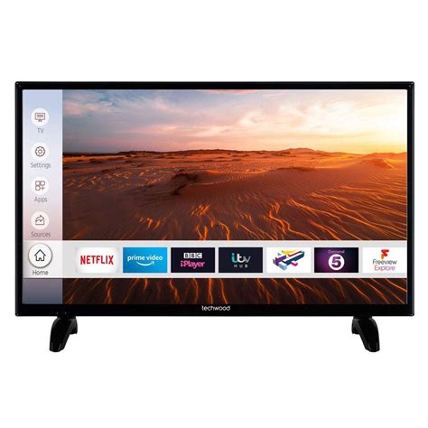 Techwood 32ao8hd 32 Inch Smart Hd Led Tv Freeview Play Built In Wifi C Grade Electrical Deals