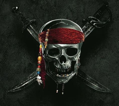 List 100 Images Pirates Of The Caribbean Skull And Crossbones Stunning