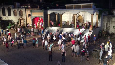 rehearsal of the great passion play in eureka springs youtube