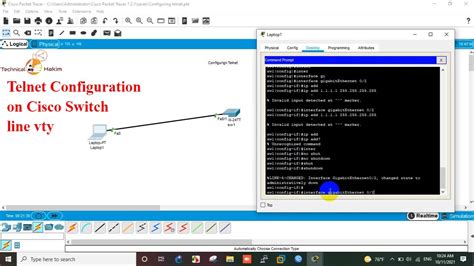 Configuring Telnet On Cisco Switch Packet Tracer Labs Technical