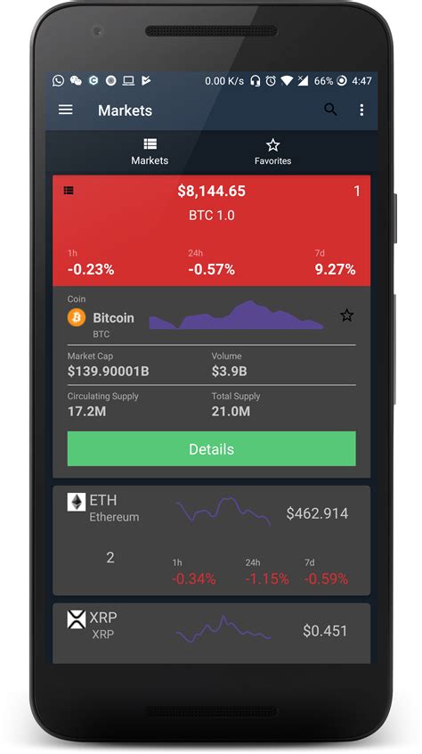 CCT - Crypto Currency Tracker Android App | Blockfolio ...