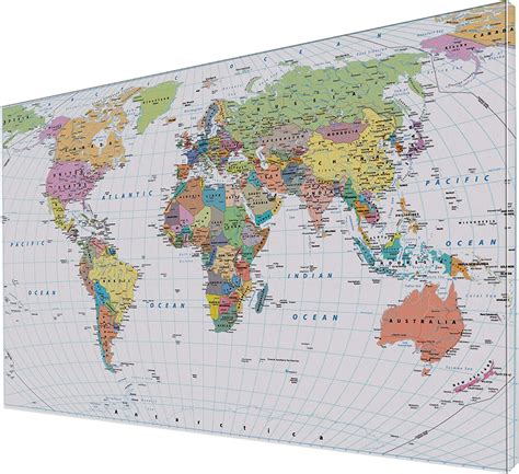 Brightmaison World Map Collection Extra Large Wall Photo