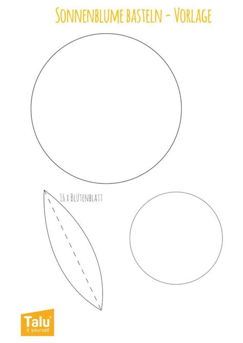 Check spelling or type a new query. Sonnenblume basteln aus Papier | Vorlage zum Ausdrucken ...