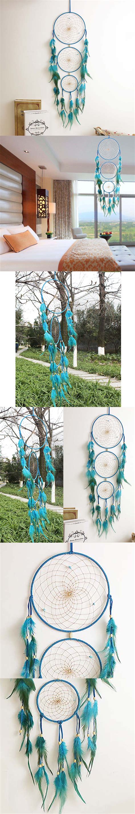 New Fashion Wind Chimes Indian Style Feather Pendant Dream Catcher T