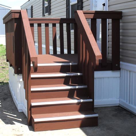 Mobile Home Steps Fiberglass Metal Wood And Concrete Mobile Home Stairs