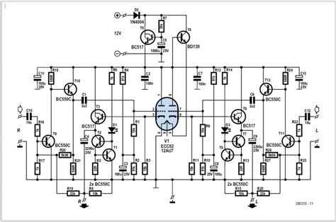 Improved Hybrid Headphone Amplifier Schematic Circuit Diagram
