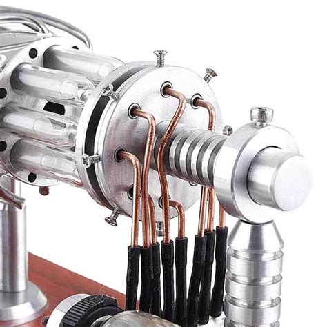16 Cylinder Stirling Engine Kit With Quartz Tube Collection T For