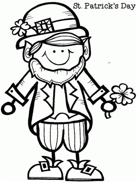 Download Leprechaun Color Pages - Coloring Home