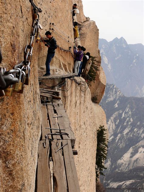 Mount Huashan Most Dangerous Hike Beautiful Places To Visit Great