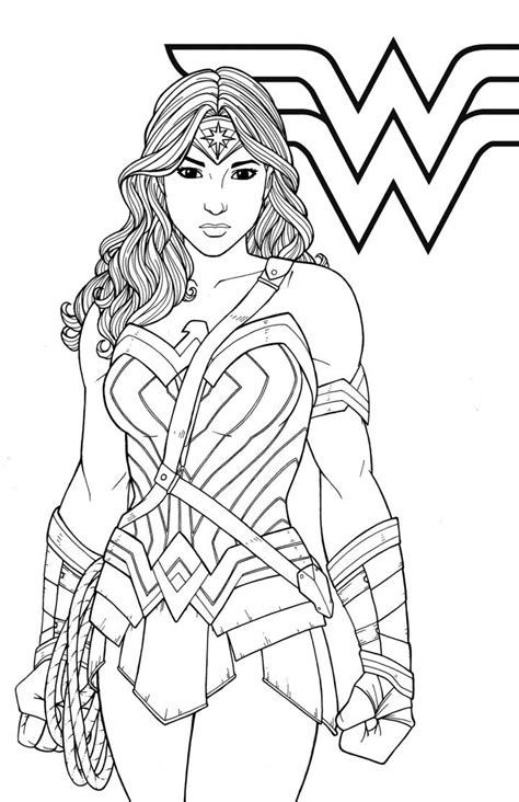 Wonder Woman Superhero Coloring Pages Super Coloring Pages Coloring Pages For Girls