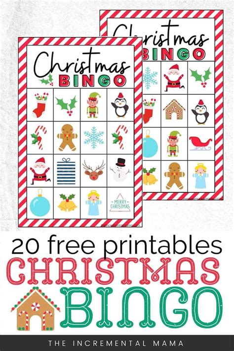 Finally we have a set of four free printable bingo cards for christmas. 20 Free Printable Christmas Bingo Cards | Christmas bingo printable, Printable christmas bingo ...