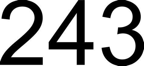 243 — двести сорок три. натуральное нечетное число ...