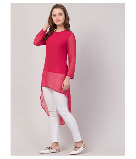 Arbiter Collection Georgette Tunics Pink Buy Arbiter Collection