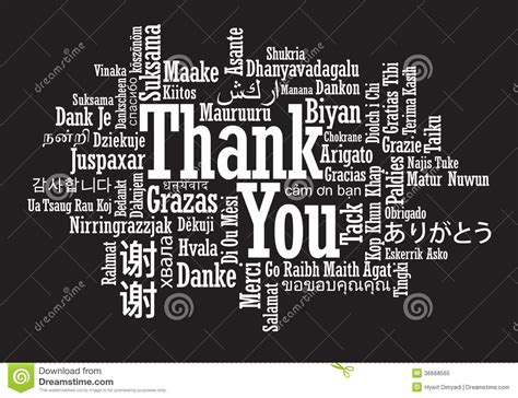 Saying thank you in korean is straightforward and used very much like the english version of thank you. however, there are two different ways to. Thank You Word Cloud stock vector. Illustration of korean ...