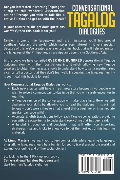 Conversational Tagalog Dialogues Over 100 Tagalog Conversations And
