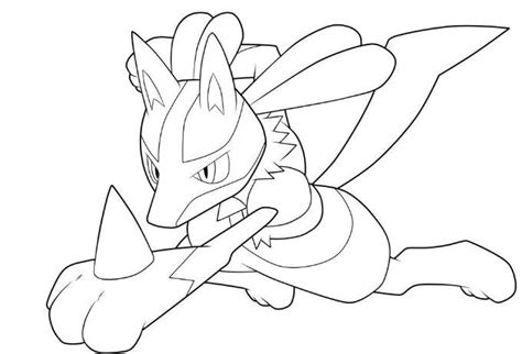 This cute little pokémon is water type and is seen right from the beginning of the pokémon days. lucario coloring page | Drawing Board Weekly | Coloring ...