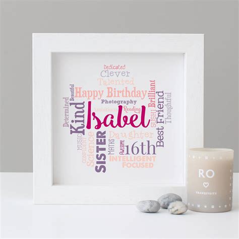 16th birthday gifts for boyfriend for him. Personalised 16th Birthday Gift For Her By Hope And Love ...