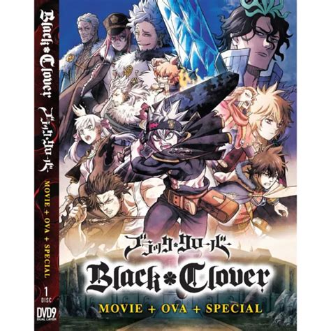 Anime Dvd Black Clover Sword Of The Wizard King 2023 Movie Ova