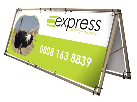 Regular A Frame Outdoor Banner Express Exhibition Displays
