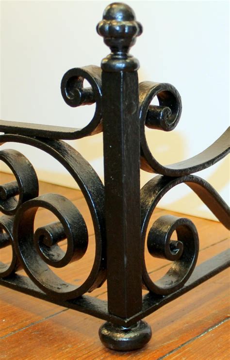 Antique English Hand Wrought Iron And Cast Brass Fireplace Fender At 1stdibs
